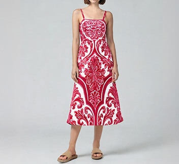Cherry Tile Midi