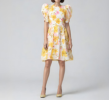 Yellow Blossom Dress